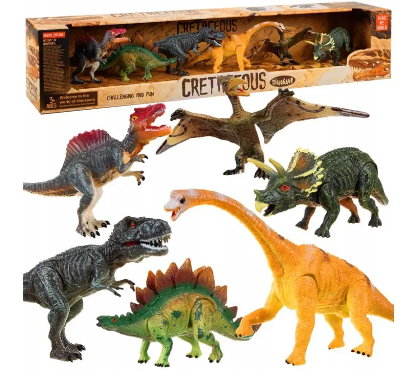 šareni set figurica dinosaura 6kom. - slika 2