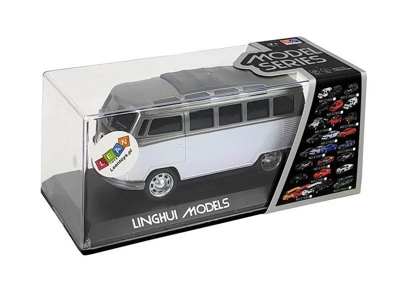 bijeli autobus sa svjetlima i zvukom - slika 4