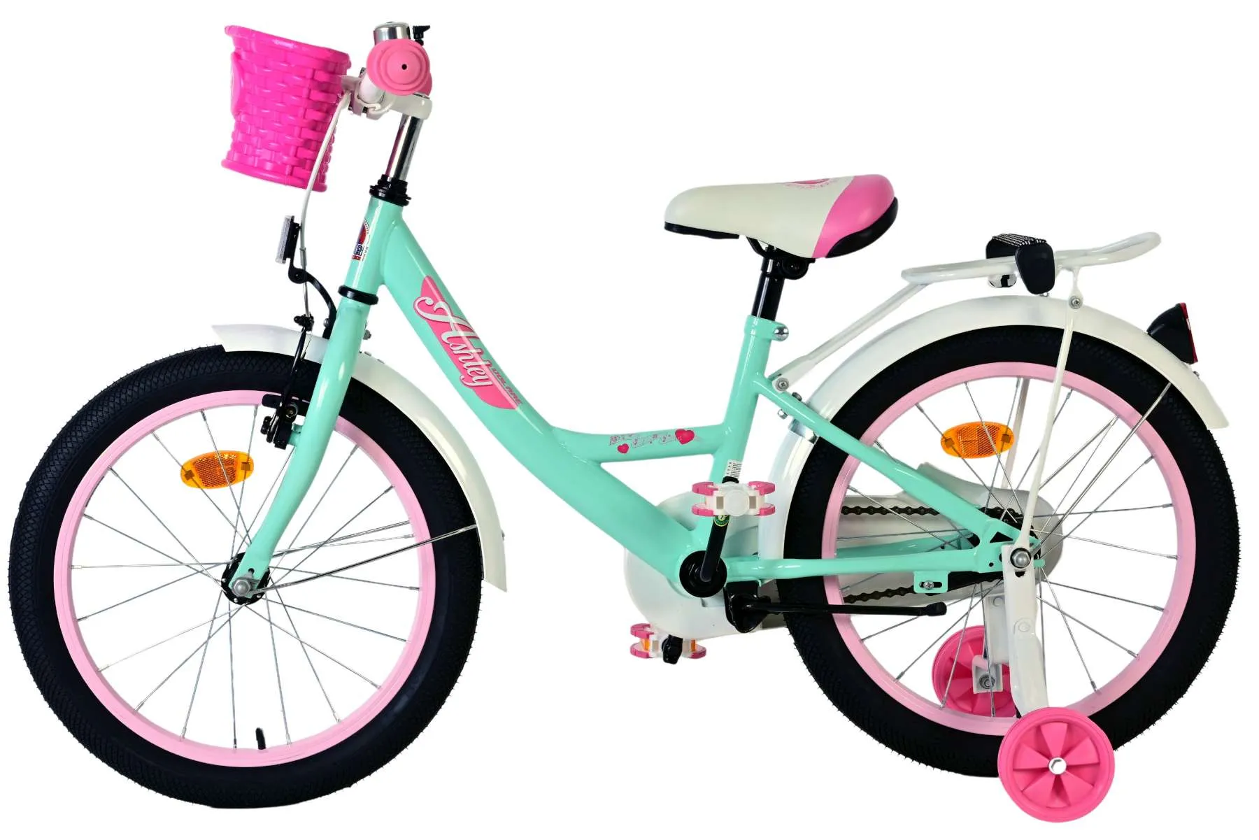 volare dječji bicikl ashley 18″ zelene boje - slika 8