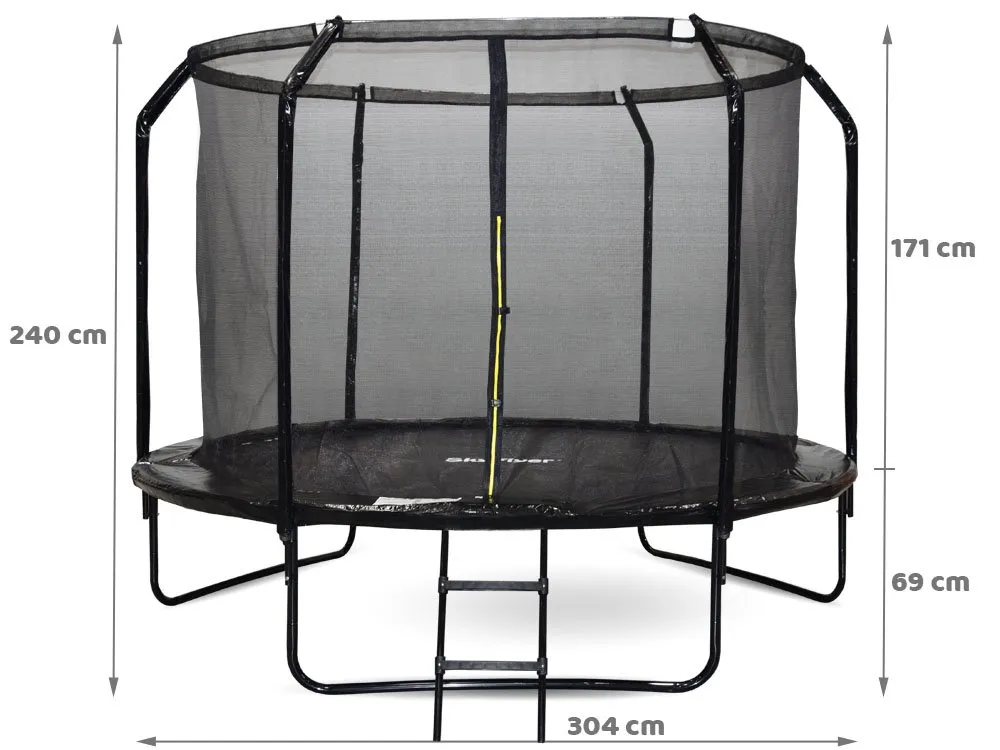 skyflyer trampolin + 10ft 304cm s ljestvama - slika 7