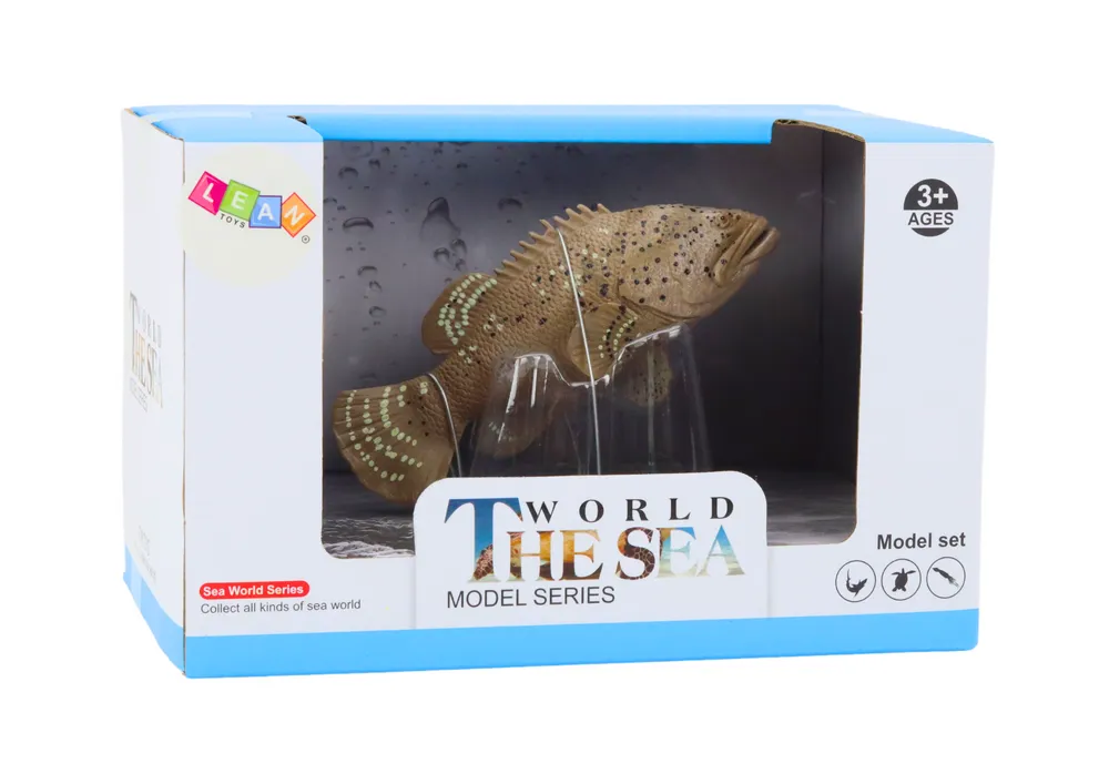 figurica riba mornar golijat sivi 11 cm - slika 4
