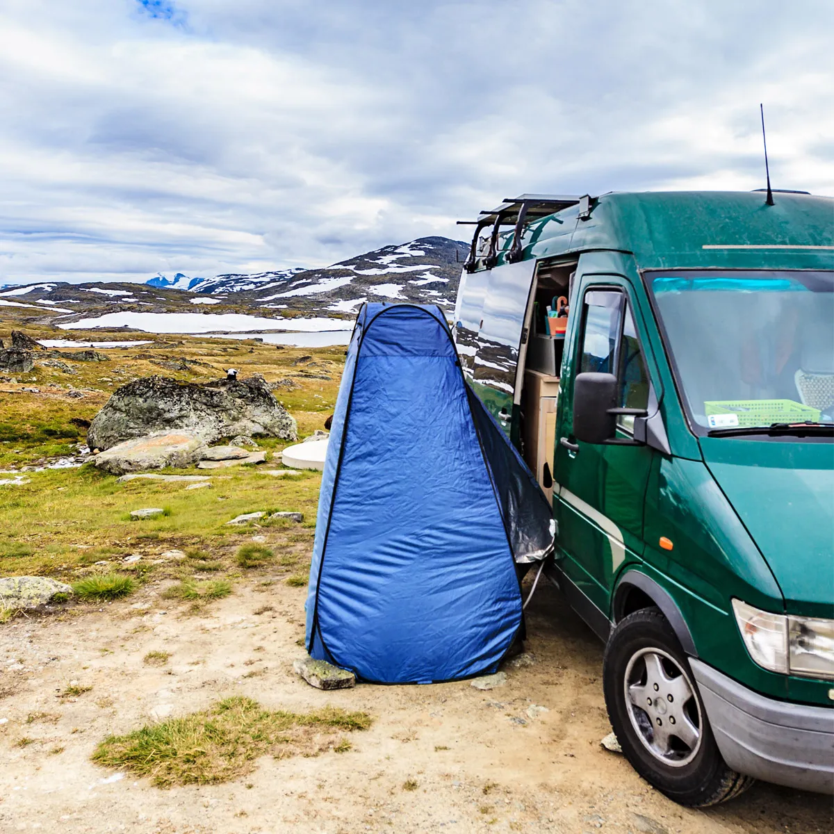 nils camp plavi šator za prevlačenje - slika 6