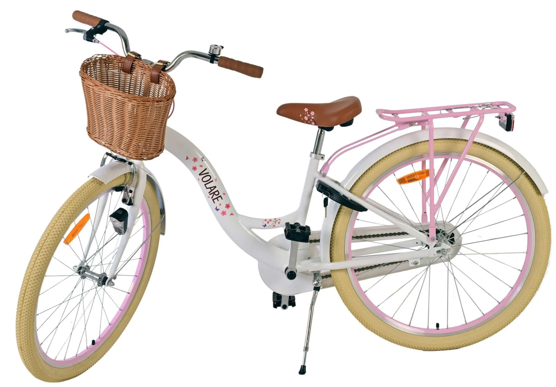 dječji bicikl volare blossom - za djevojčice - 26 cola - bijeli - slika 9