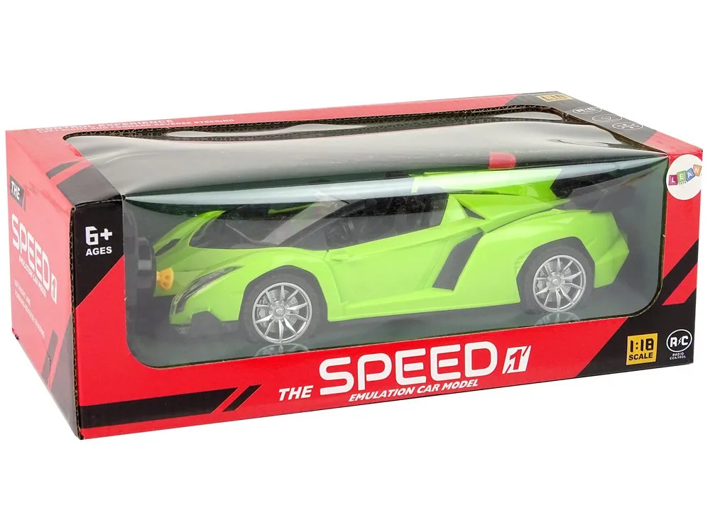 sportski auto na daljinsko upravljanje lambo speed 1:18 zeleni - slika 7
