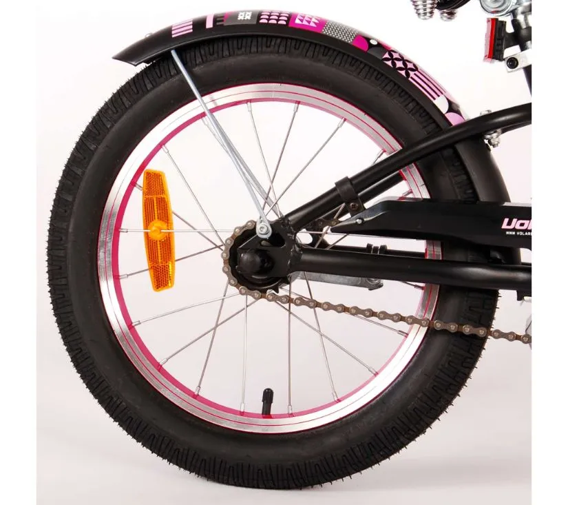 dječji bicikl volare miracle 16" mat crni - slika 5