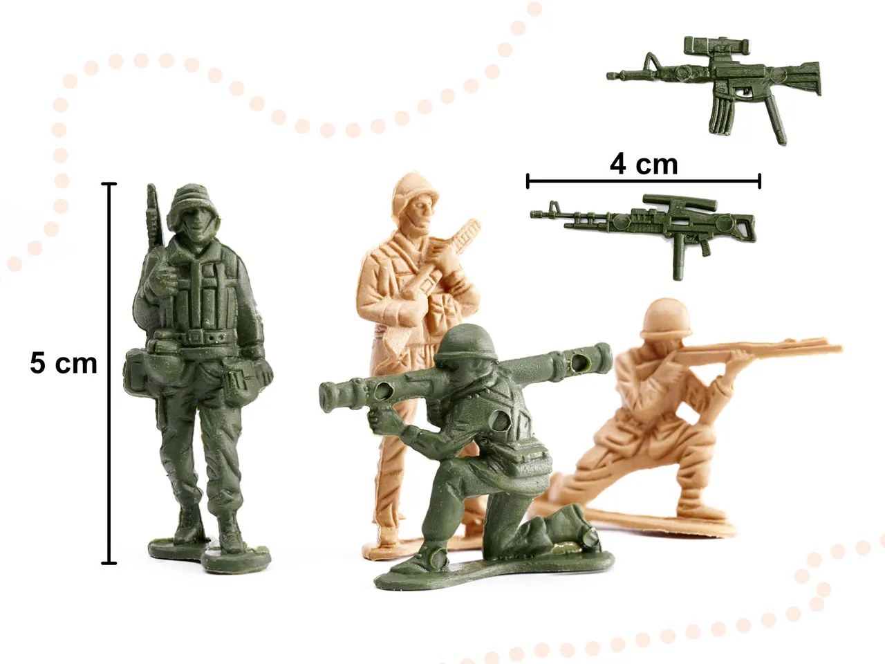 set figurica za vojnu bazu 114 elemenata - slika 5