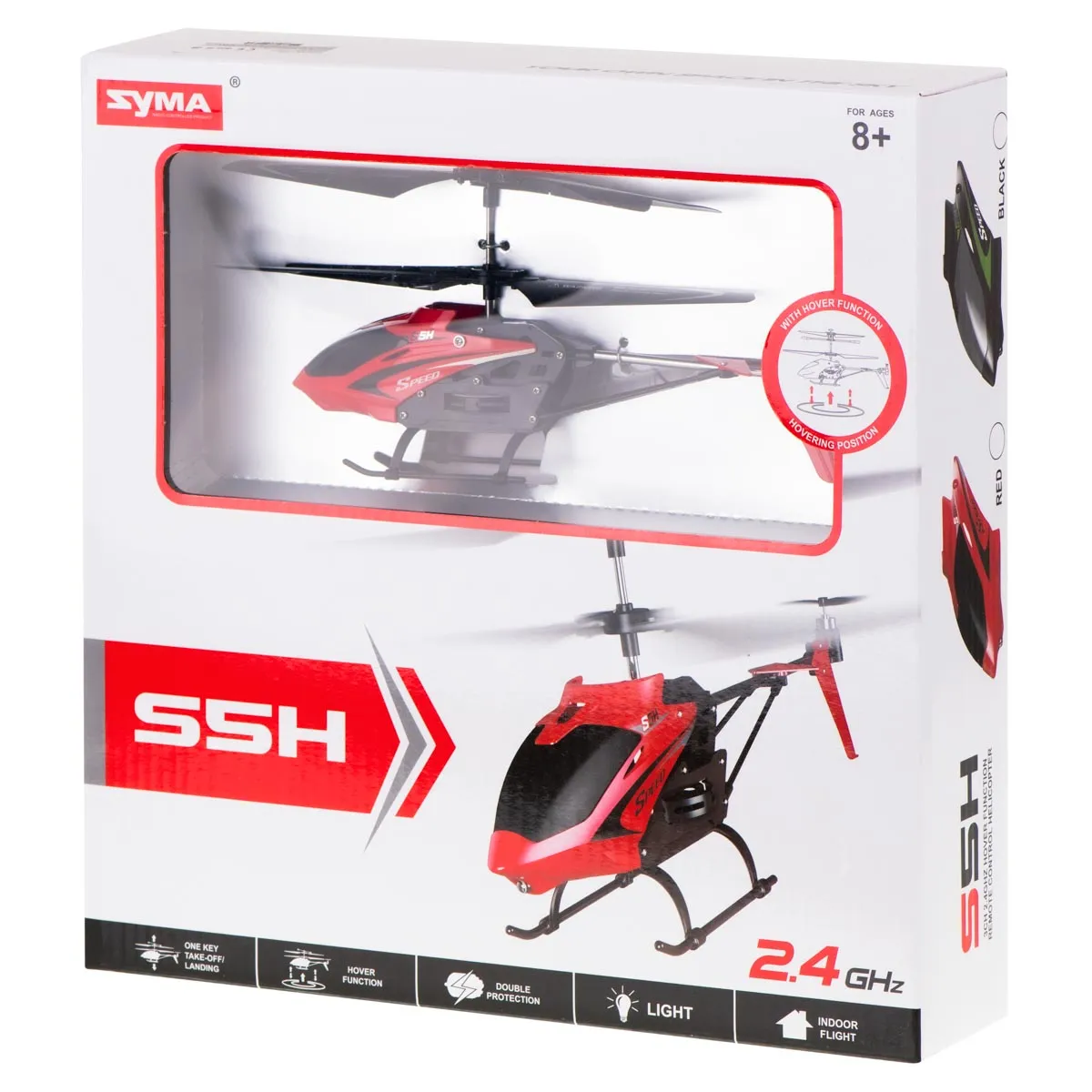 syma s5h 2.4ghz rc helikopter na daljinski crveni - slika 3