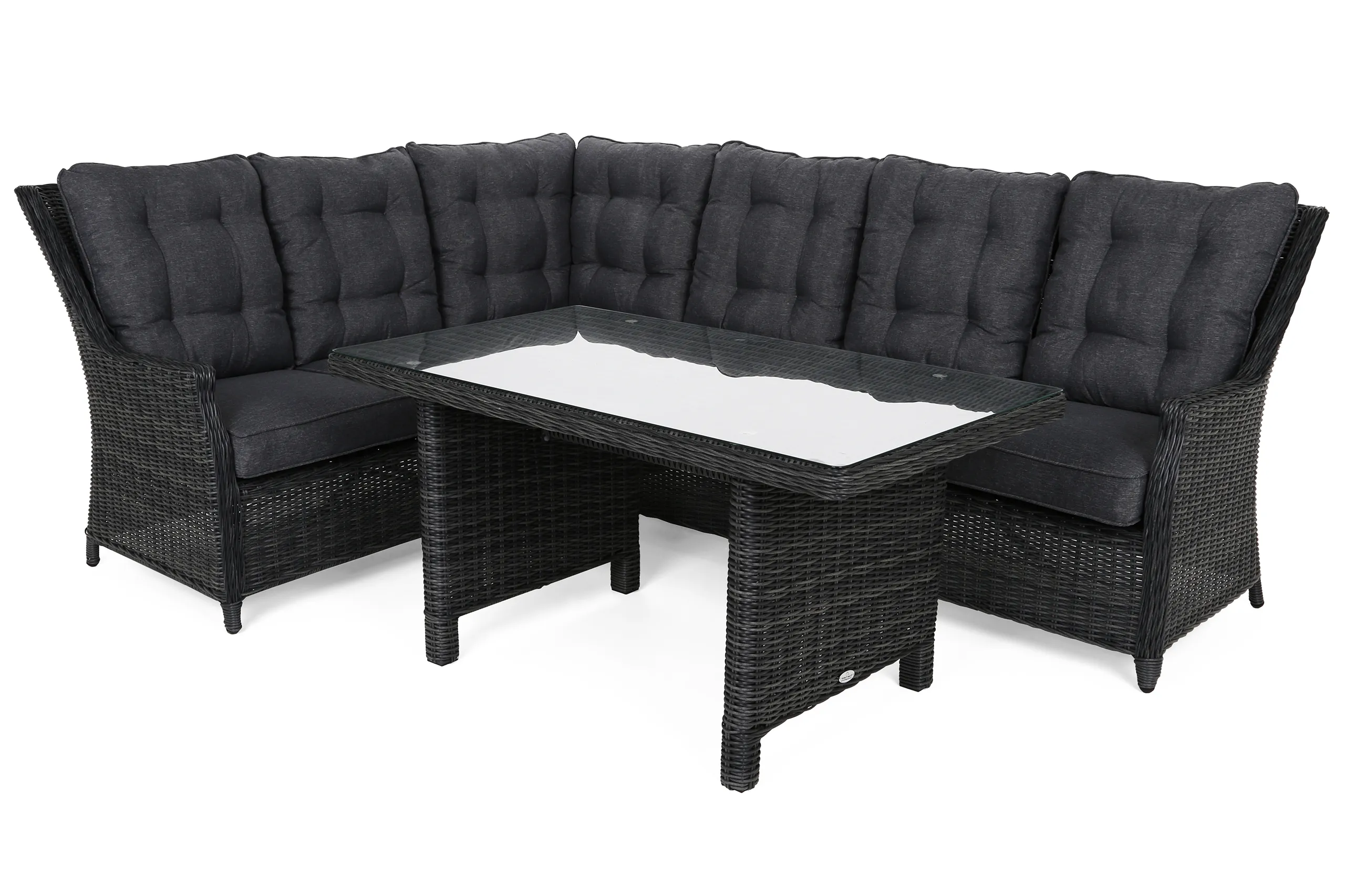 lijeva kutna sofa alicante siva / siva melanž - slika 3