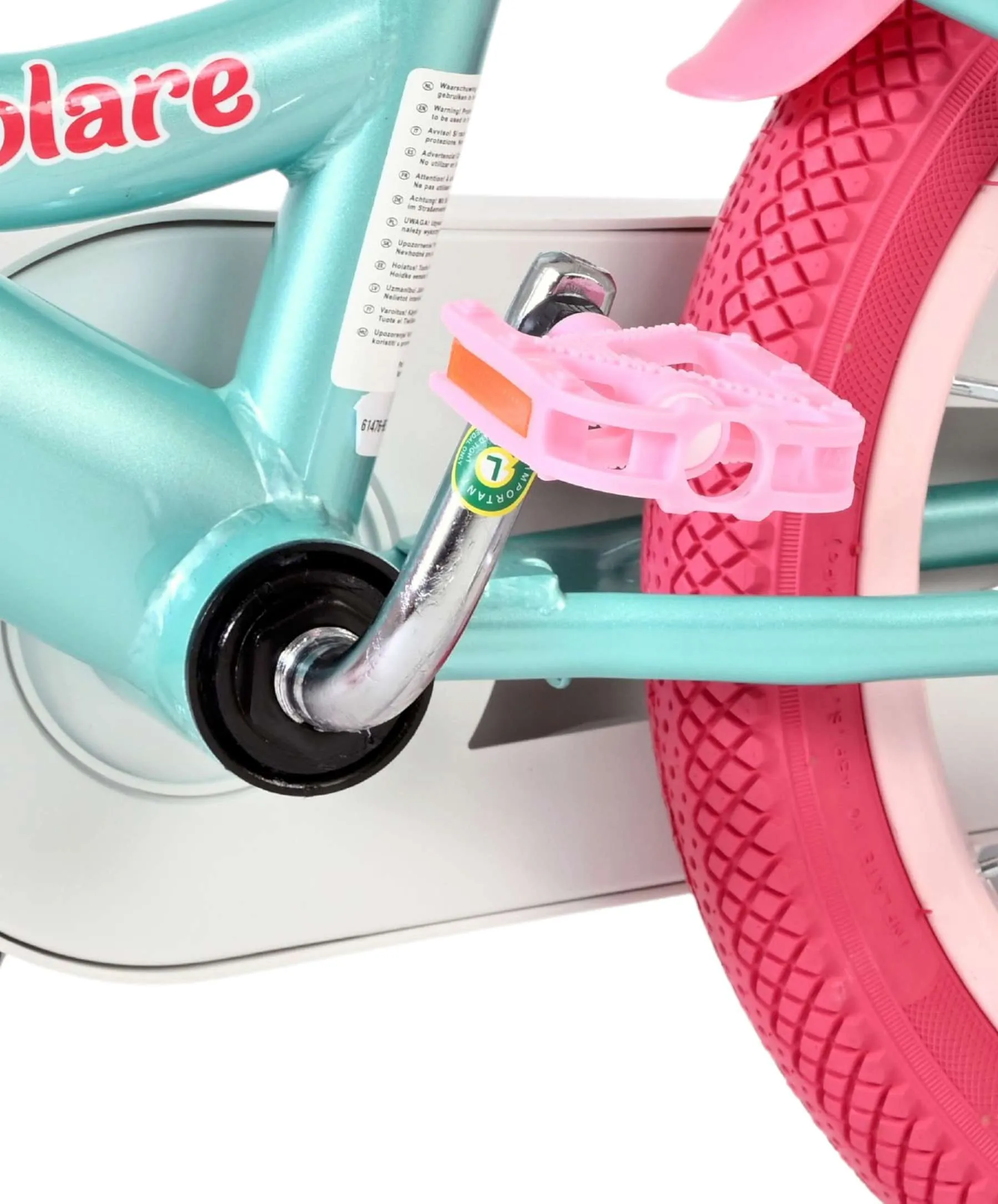 volare dječji bicikl unicorn 14″ zelene boje - slika 10