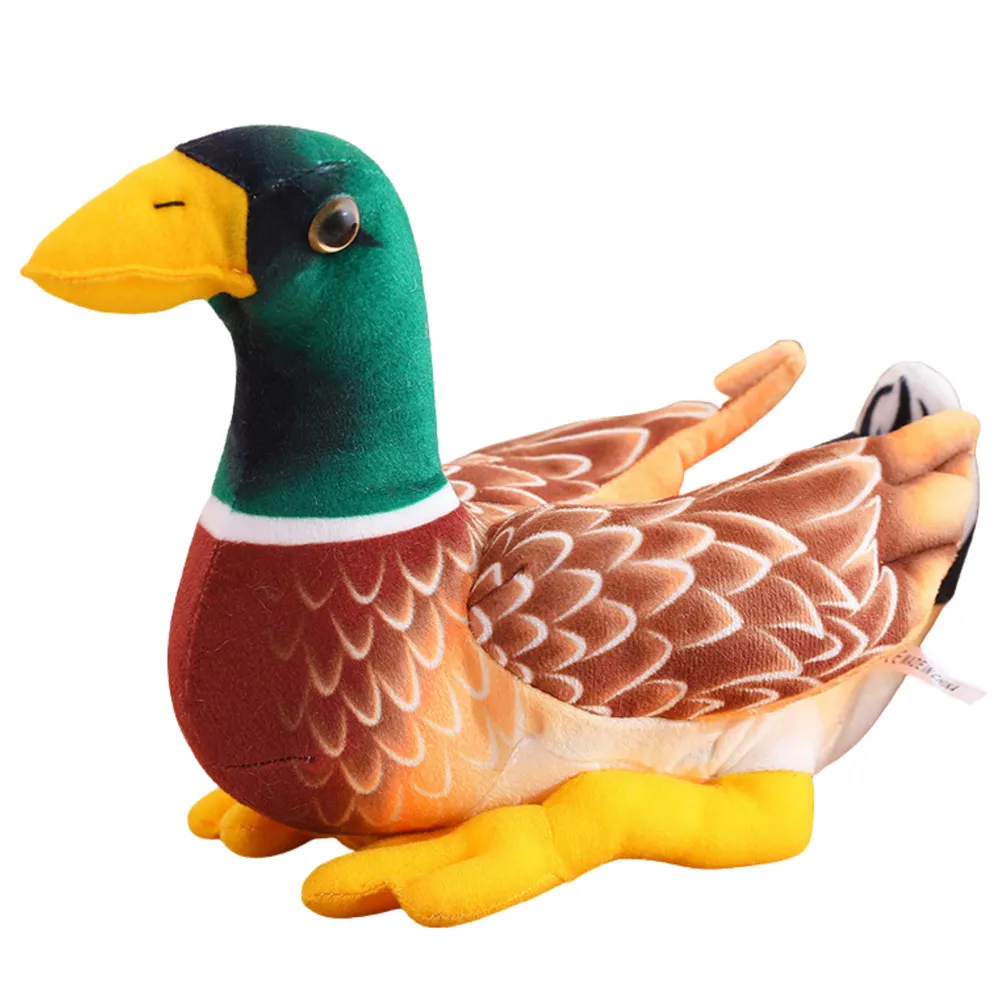 plišana igračka patka smeđe zelena 28 cm - slika 3
