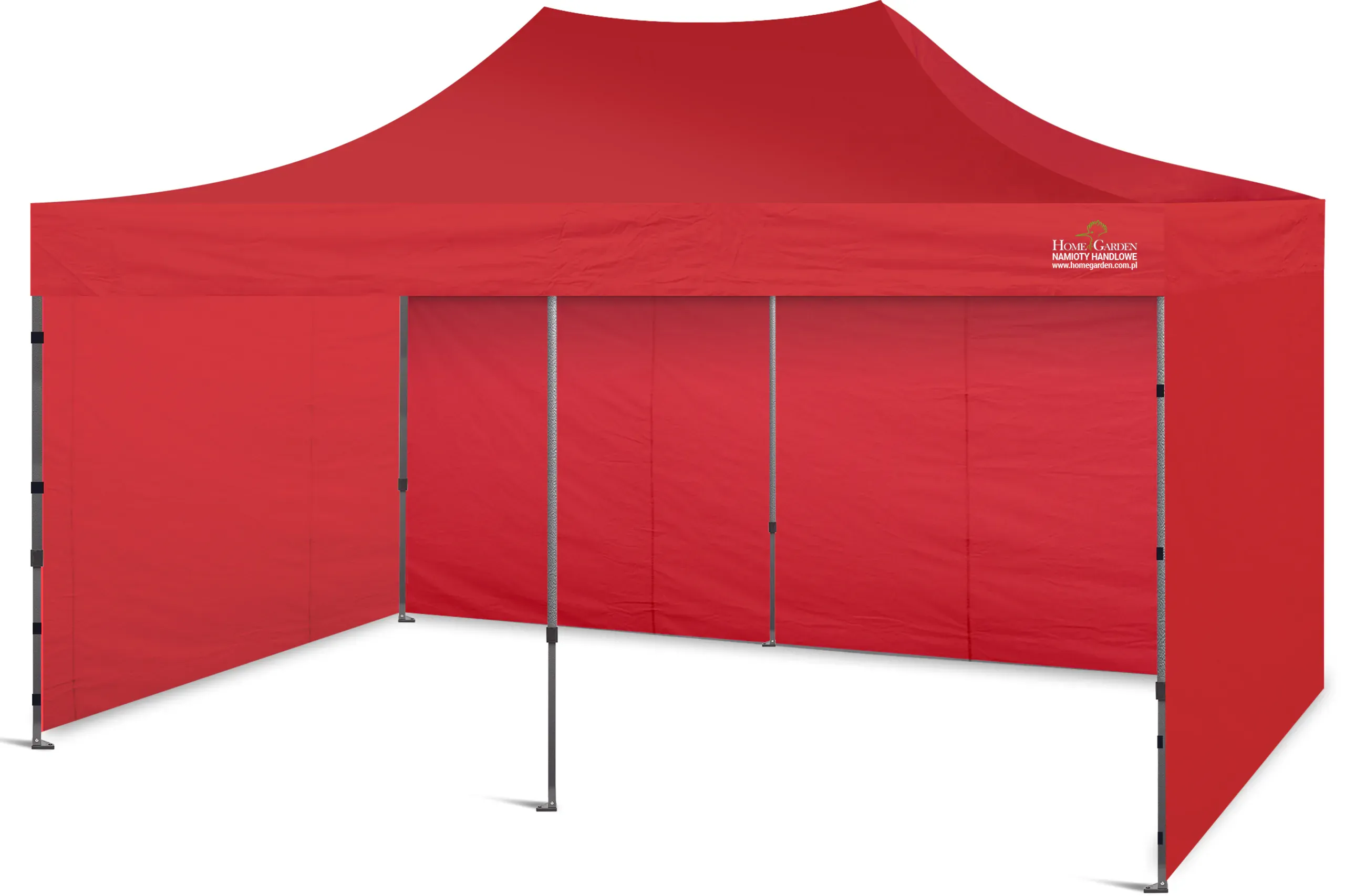 komercijalni šator 600 x 300 cm crveni - slika 2