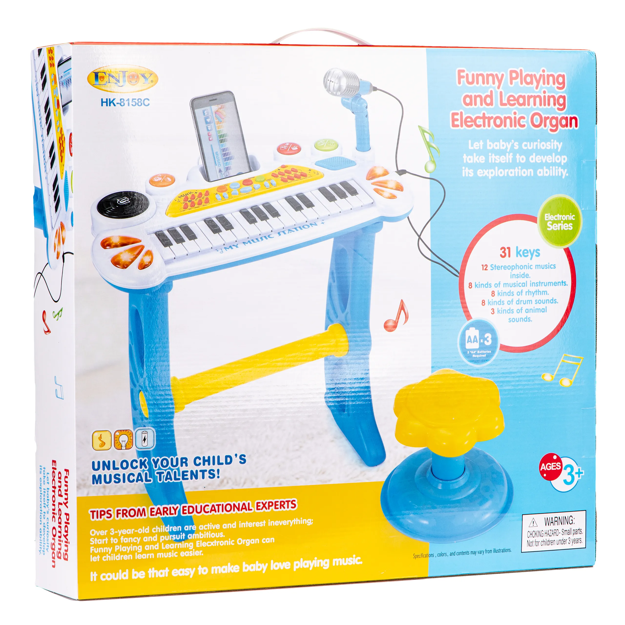 dječji sintizajzer mp3 player s mikrofonom - slika 7
