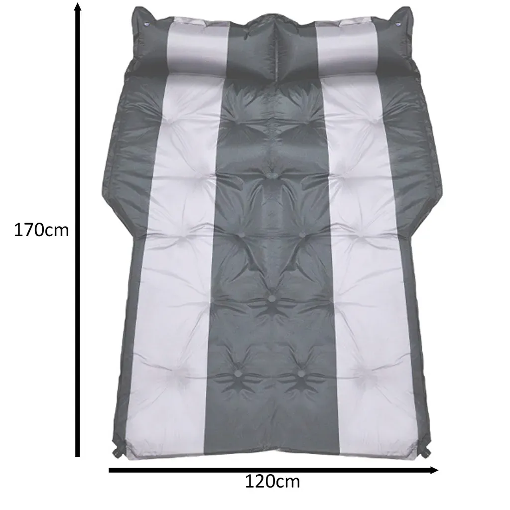 madrac auto krevet na napuhavanje 180x120cm crni - slika 6