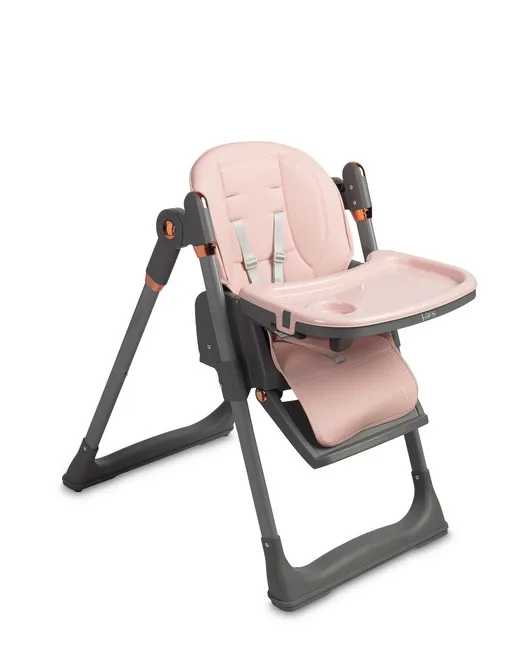vars visoka stolica za hranjenje, pink - slika 3