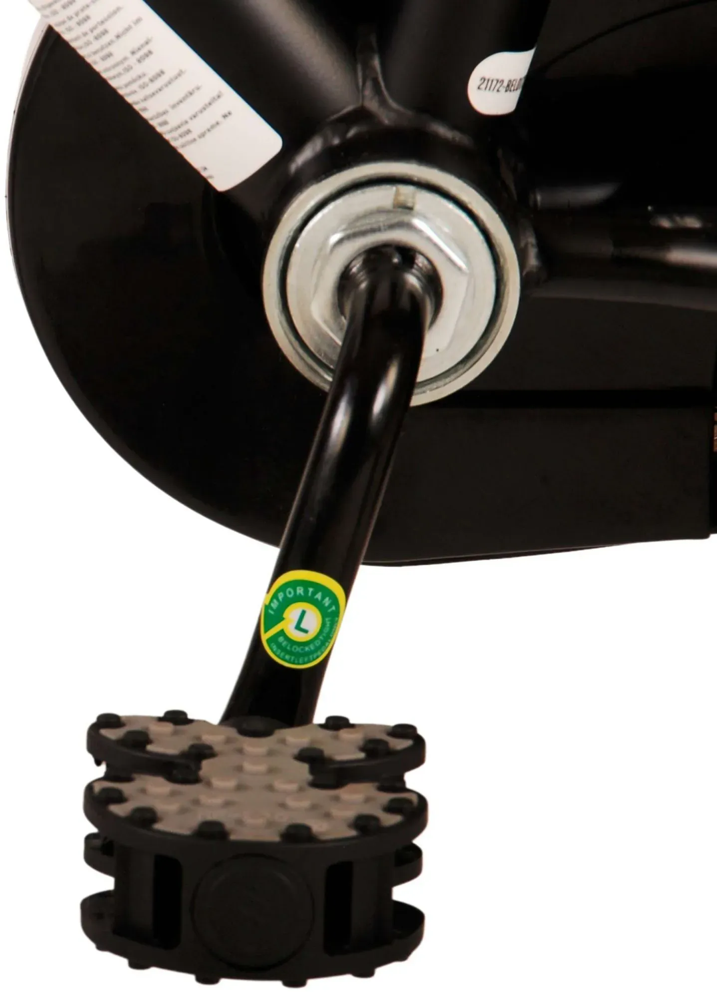 volare dječji bicikl thombike 12" crno-crveni - slika 16