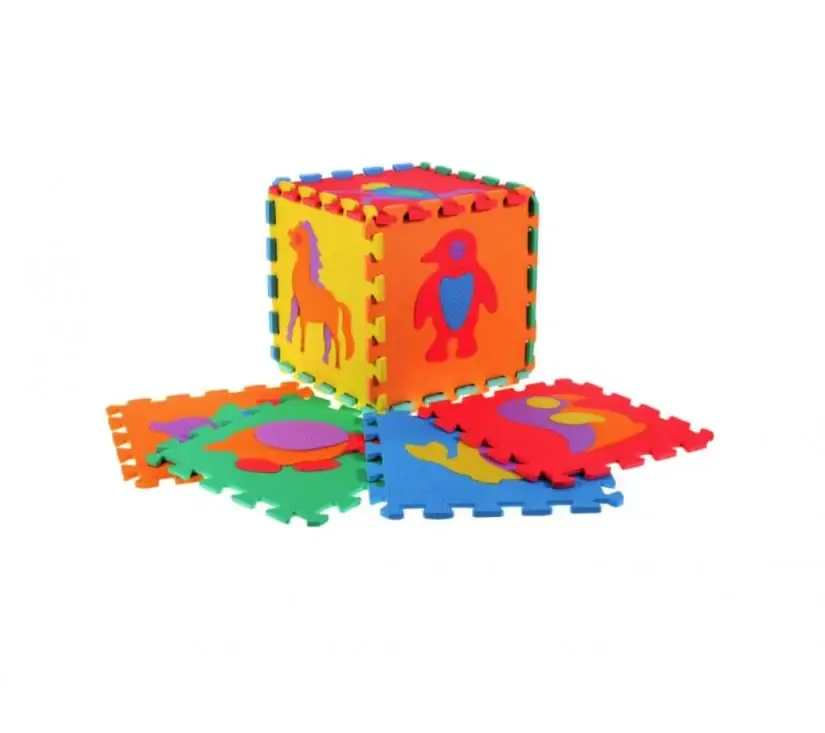 Pjenasta podloga puzzle životinje 10komada - Pribislavec