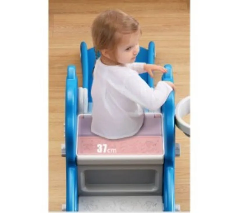 mamakids dječji tobogan za dvorište i igraonicu, plavi 170 cm - slika 6