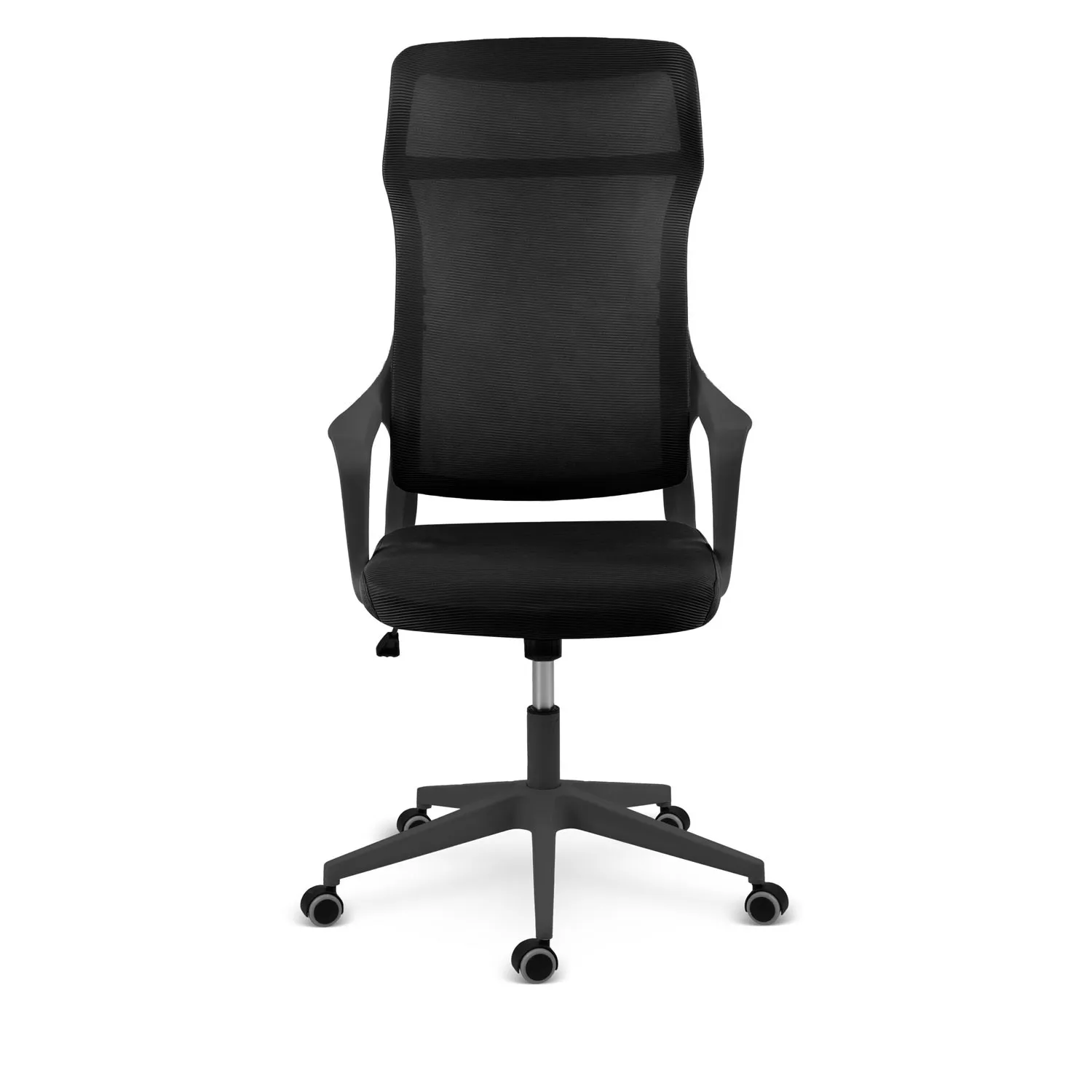 labi - elegantna uredska stolica modernog dizajna, crna - slika 5