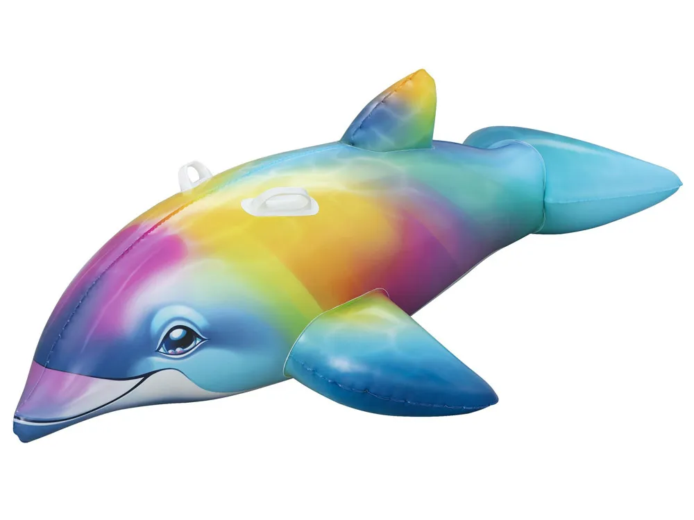 bestway vodeni madrac šareni dupin 168 x 66 cm 41541 - slika 3