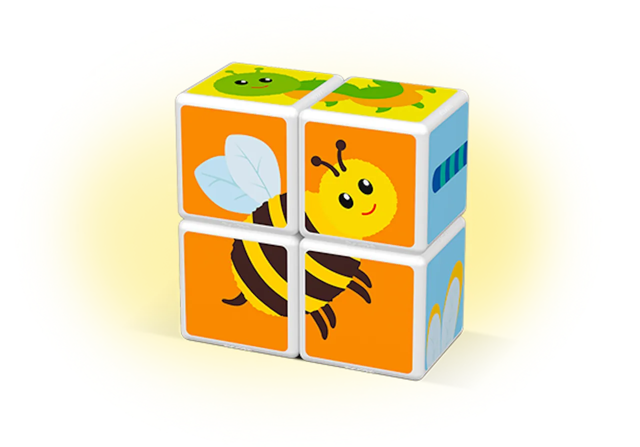 geomag magicube insekti + kartice, 7 kom - slika 3