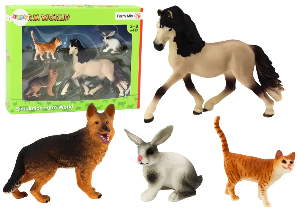 Set figurica kućnih ljubimaca-4 dijela - Pribislavec