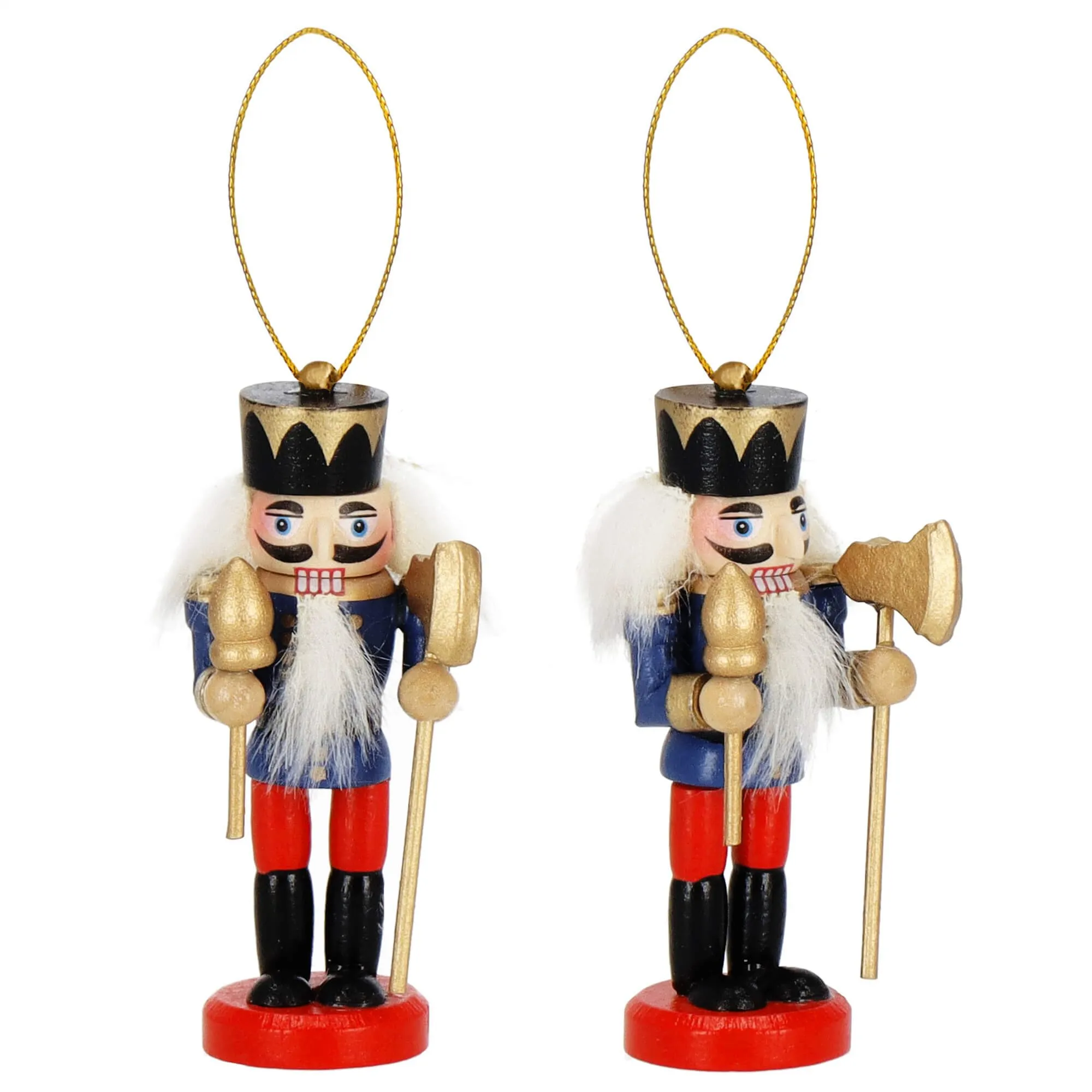 božićni ukrasi orašar – set od 3 komada (8 cm) - slika 4