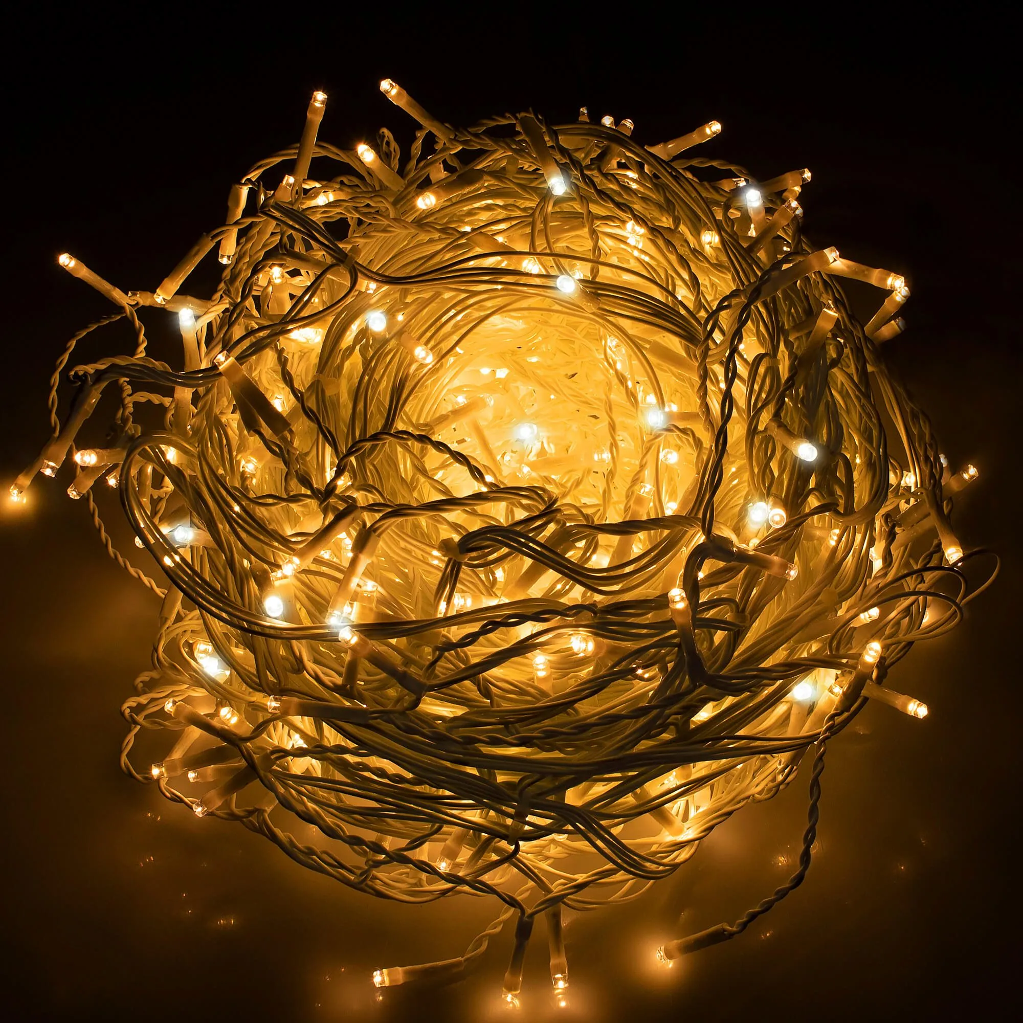 springos zavesa s kapljicama, 300 led, 12m, topla bijela - slika 6