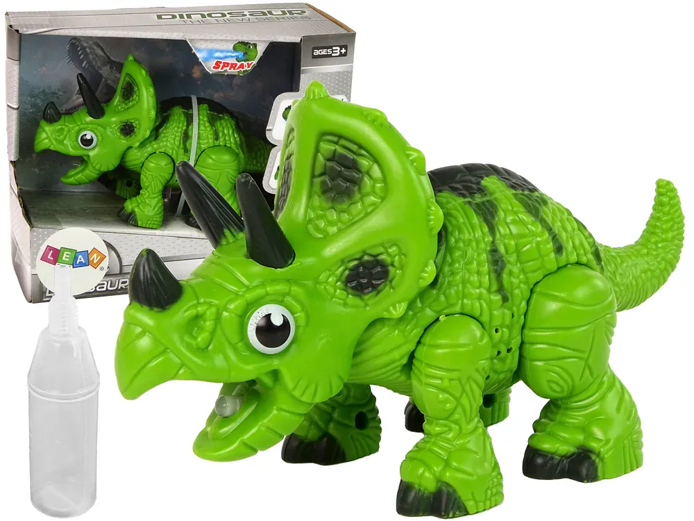 interaktivni dinosaur triceratops zeleni - slika 2
