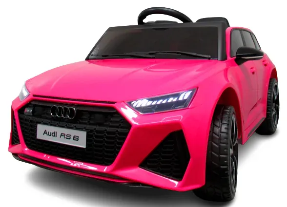 audi rs6 gt pink eva kožni daljinski upravljač za automobil na baterije - slika 2