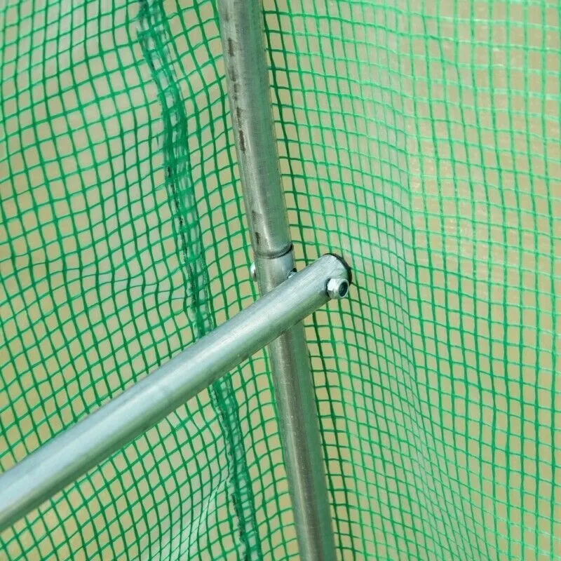 vrtni tunelski staklenik 6 × 3 × 2 m, 18 m², s metalnom konstrukcijom i uv-otpornom folijom - slika 9