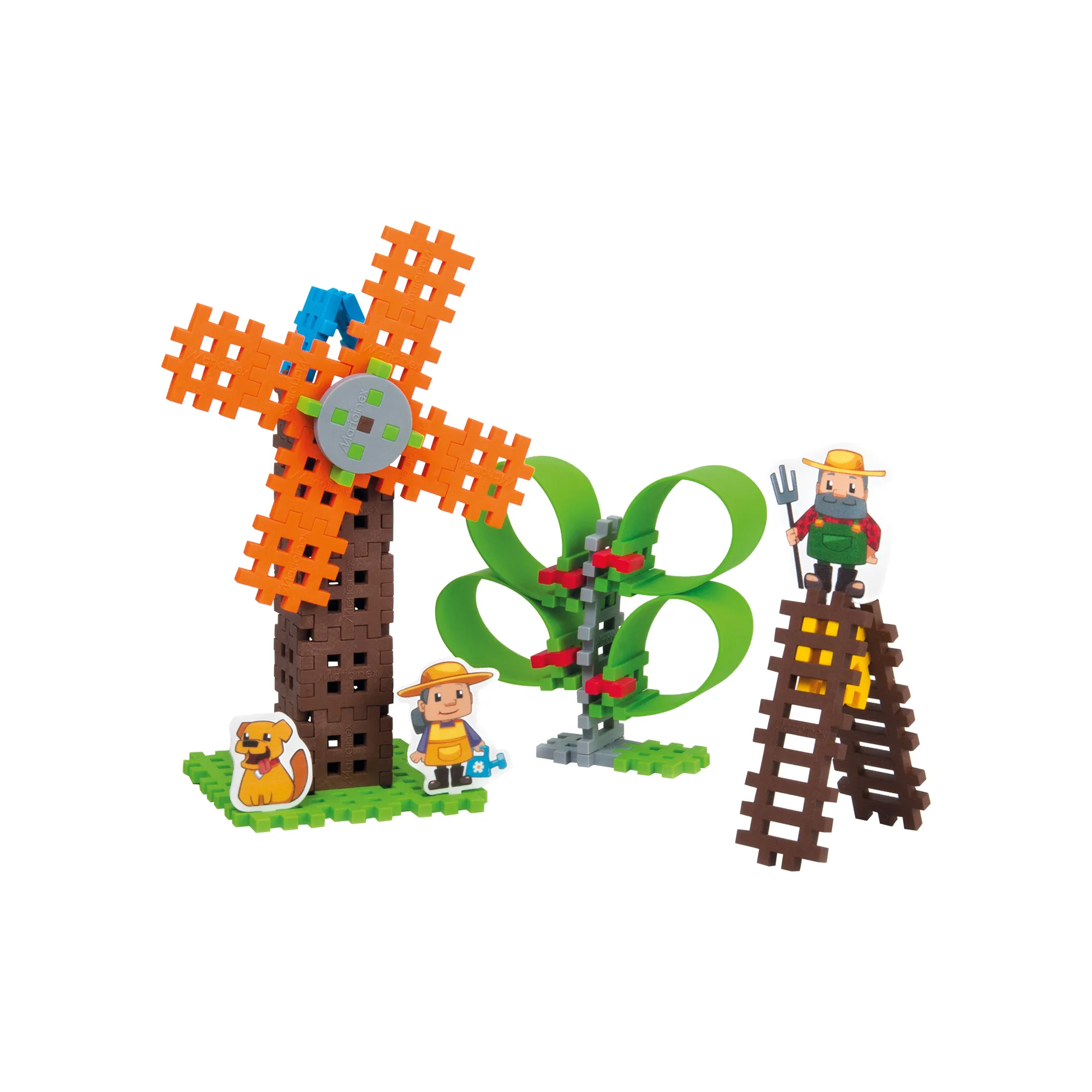 marioinex set waffle kockica farmer 60kom. - slika 7