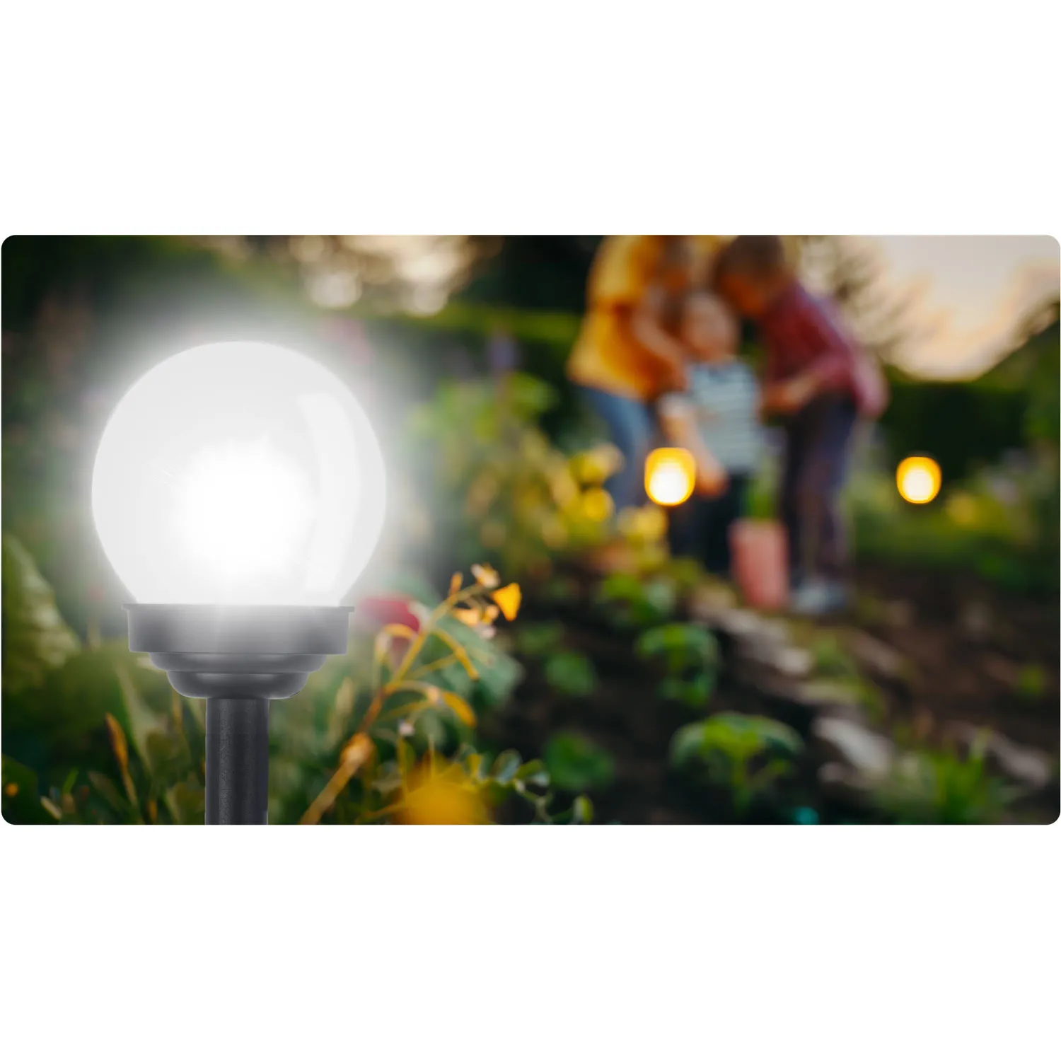 illumen ls-102 solarne kuglaste lampe, 4 kom - slika 5