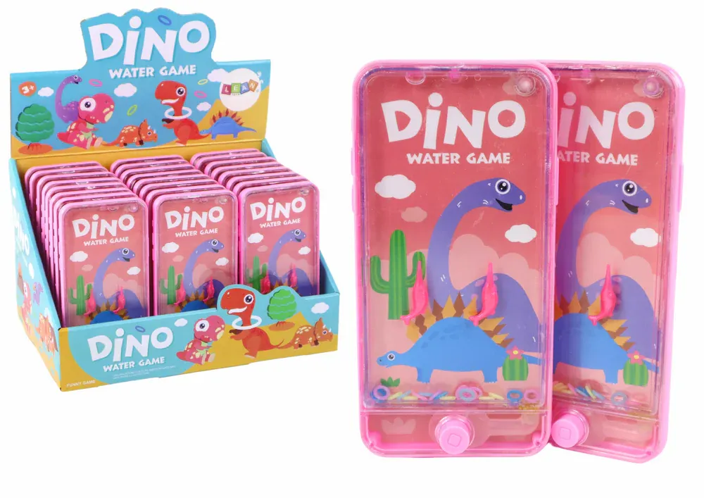 vodena arkadna igraća konzola s motivima dinosaura roza - slika 2