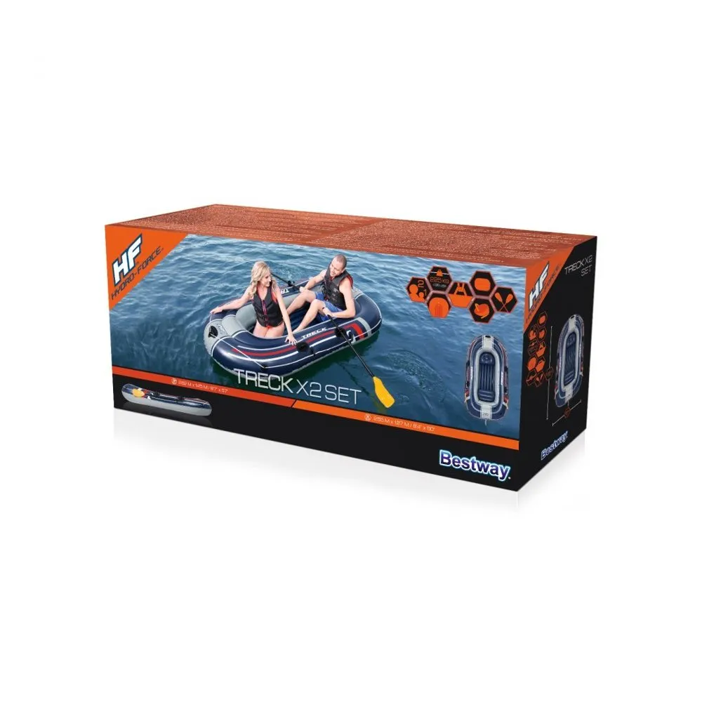 bestway 61068 čamac na napuhavanje trek x2 255x127cm - slika 9