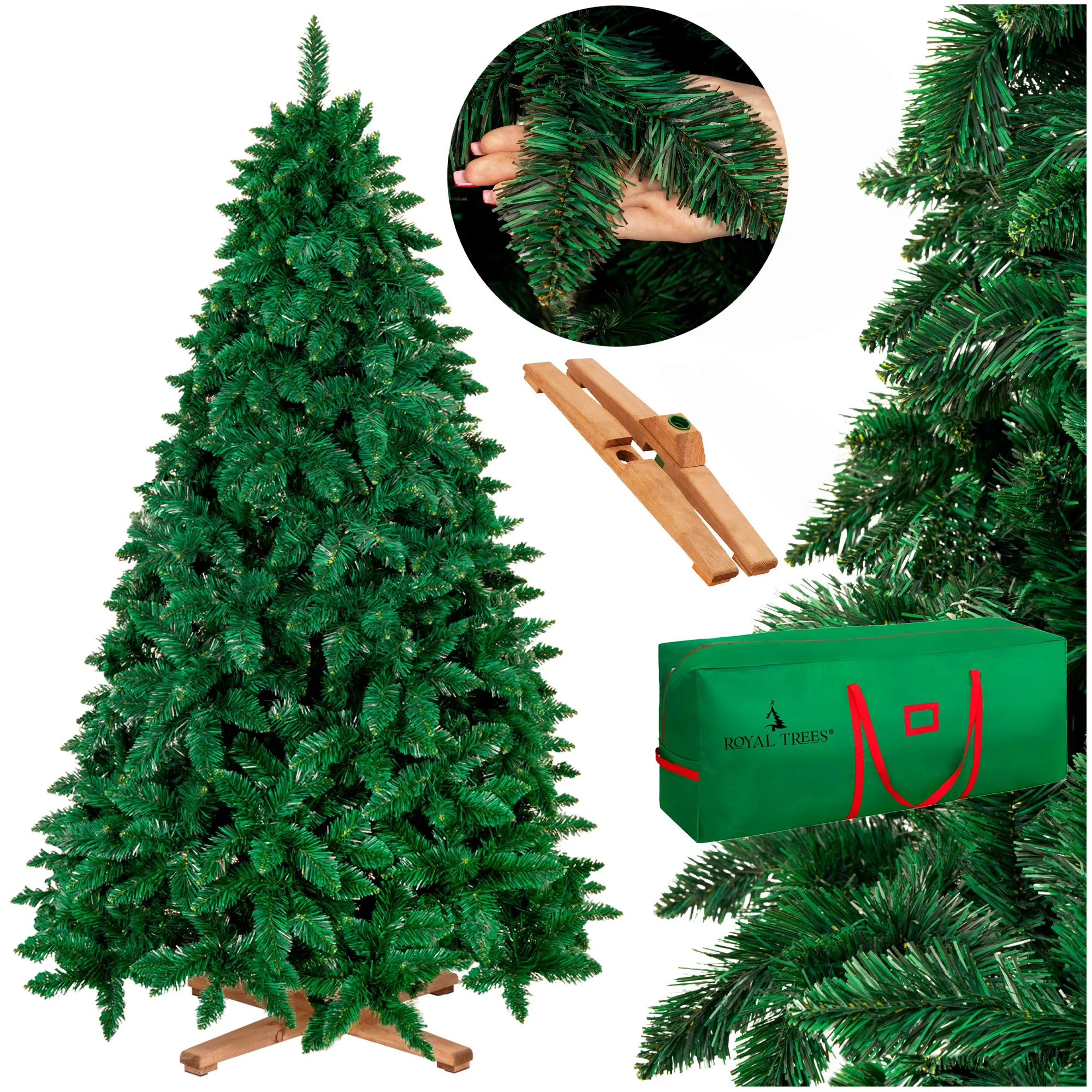 royal trees umjetna božićna jelka šumski bor premium 220 cm - slika 12