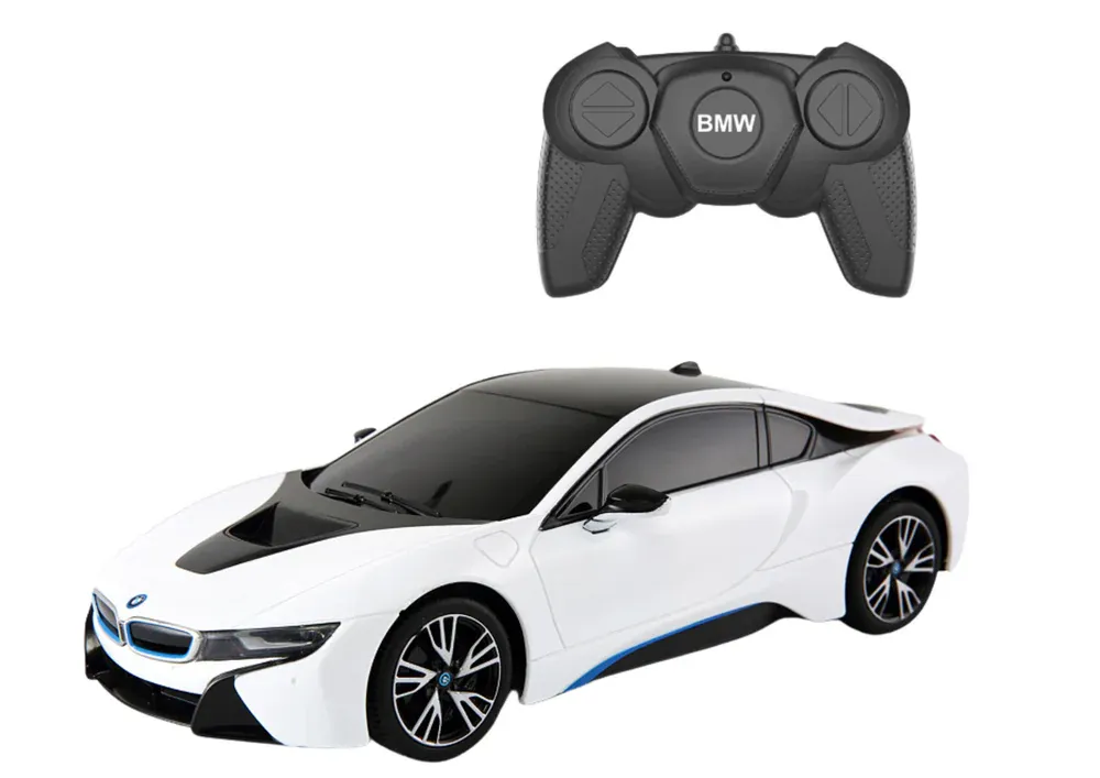 RC automobil 1:18 Rastar BMW i8, bijeli - Pribislavec