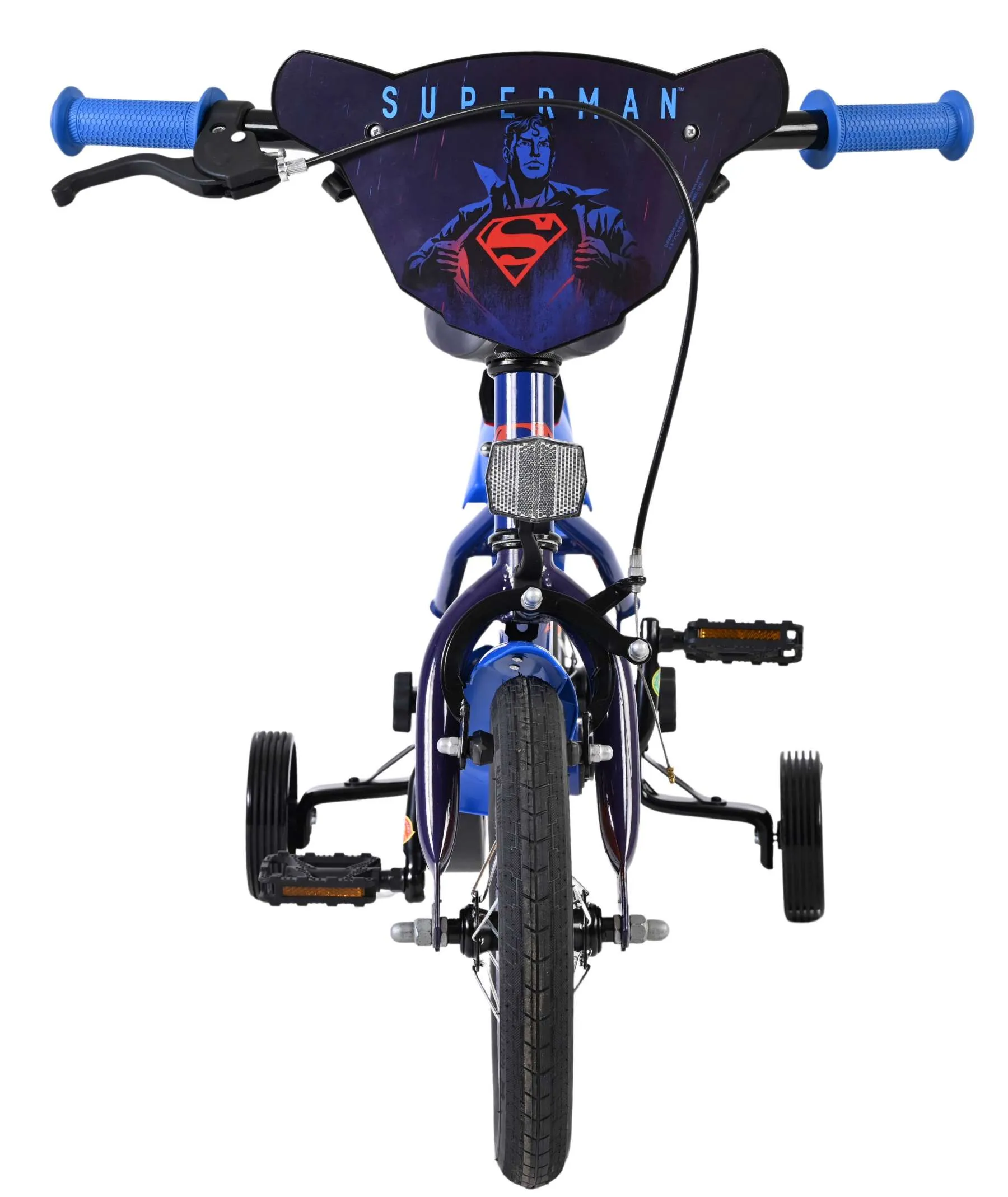 volare dječji bicikl superman 12″ plave boje - slika 7