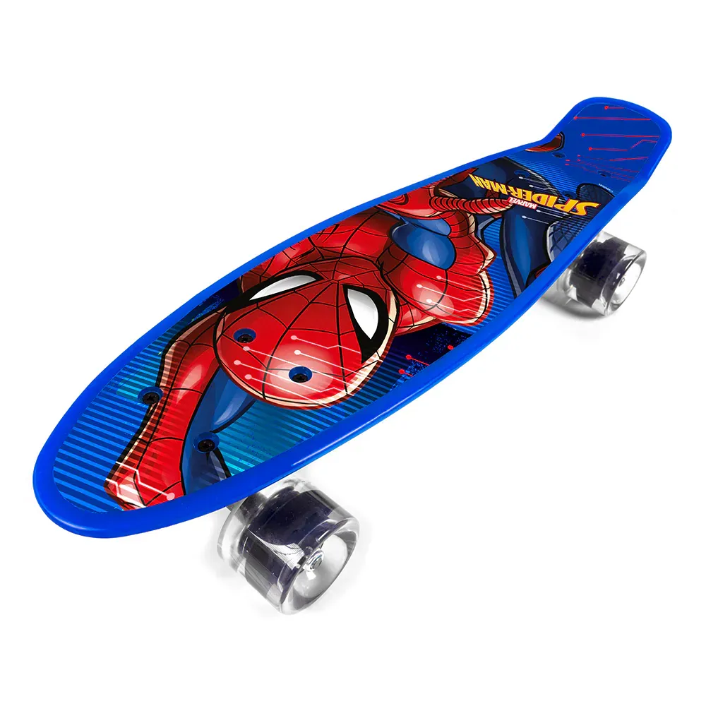 dječji skateboard spiderman plavi - slika 2