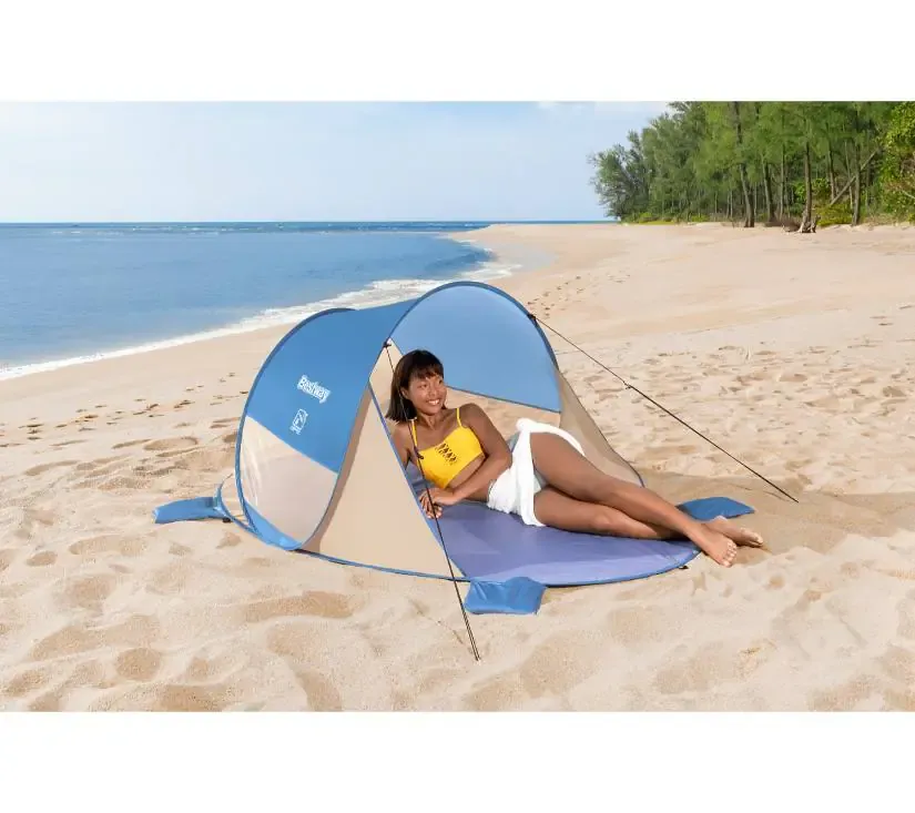 bestway šator za plažu 200x120x90 cm - slika 2