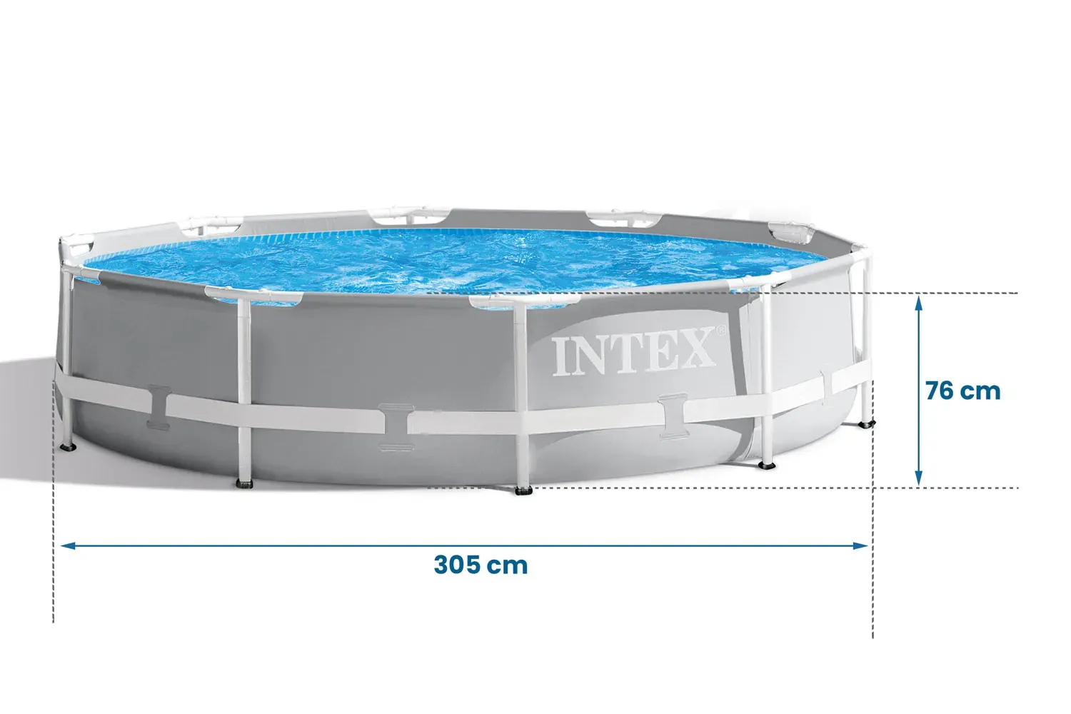 prism frame vrtni bazen 366 x 76 cm 6u1 intex - slika 5