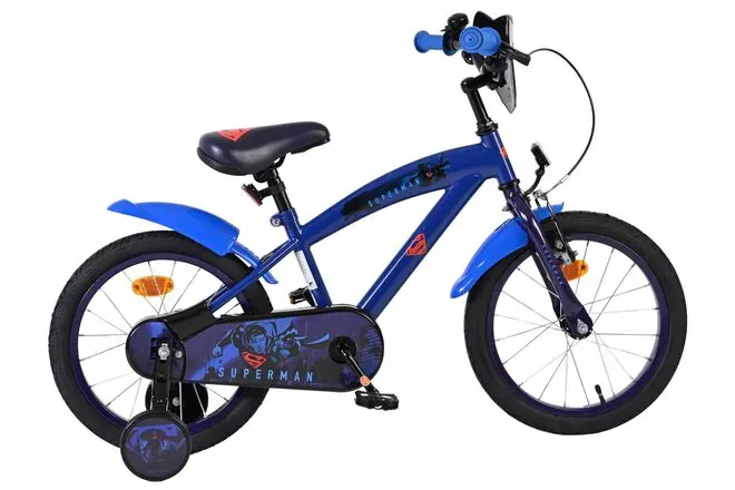 volare dječji bicikl superman 16″ plave boje - slika 2