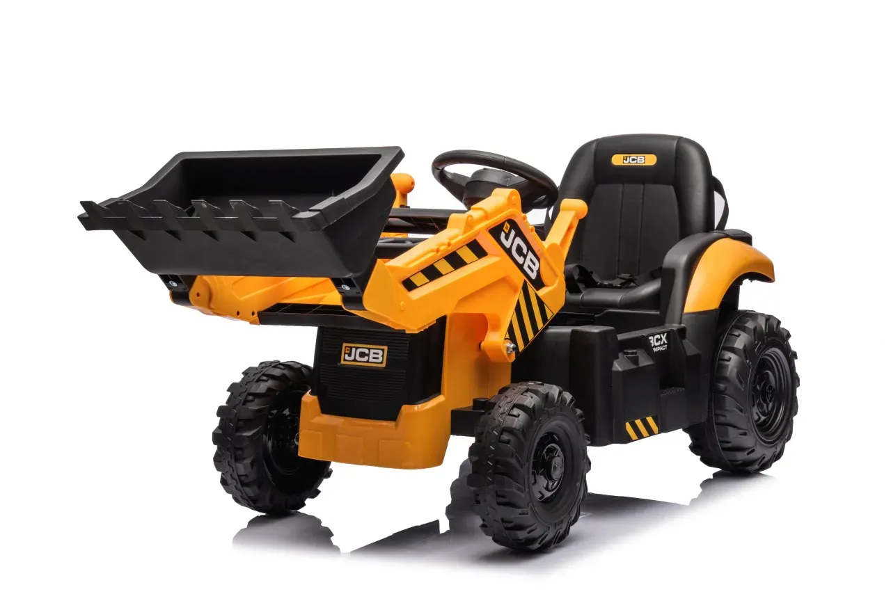 bager jcb, vozilo na akumulator, žuti - slika 2