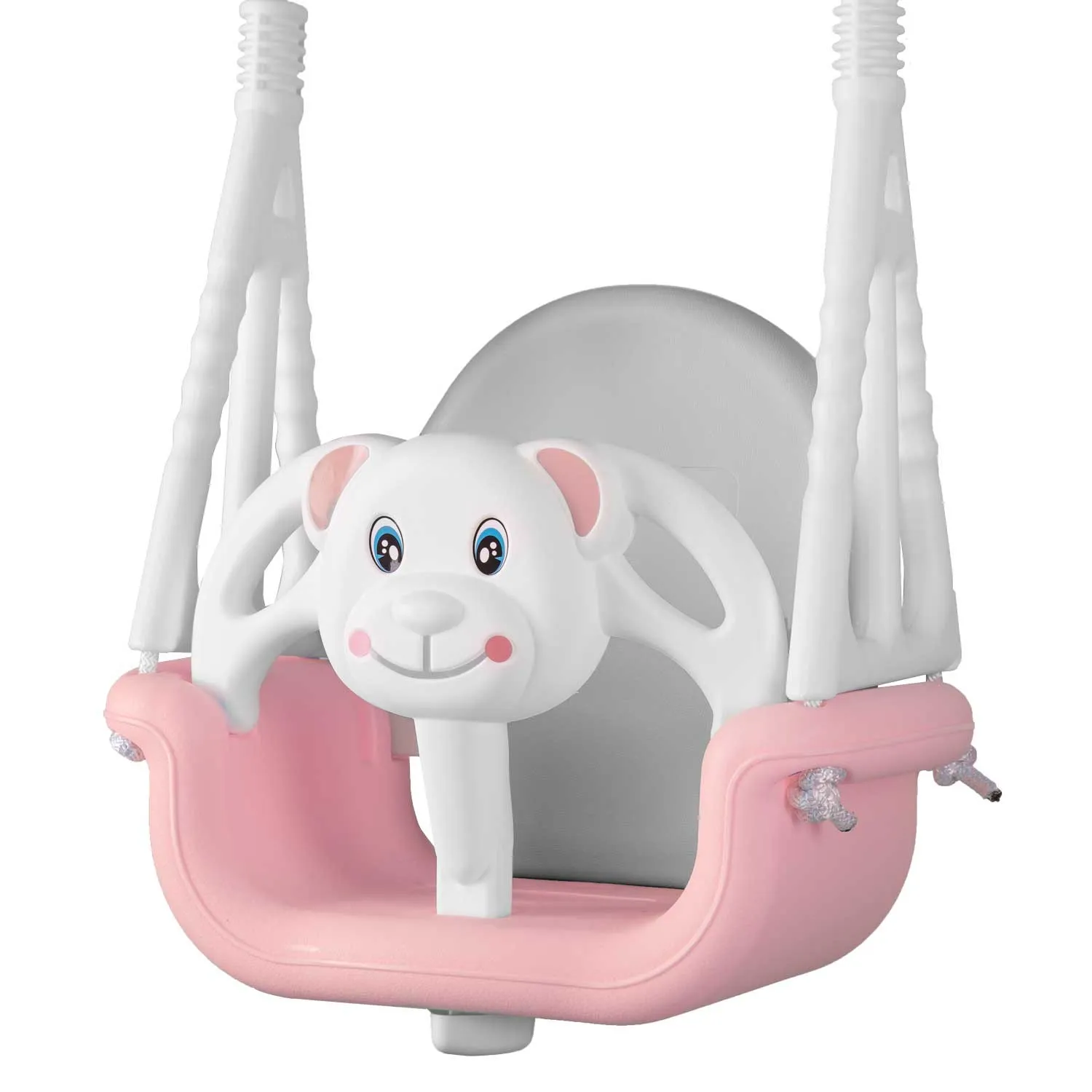 ricokids 3u1 dječja ljuljačka “medić” – ružičasta - slika 5