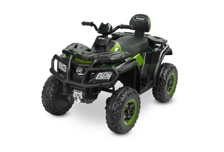 toyz quad na akumulator rush, zeleni - slika 6