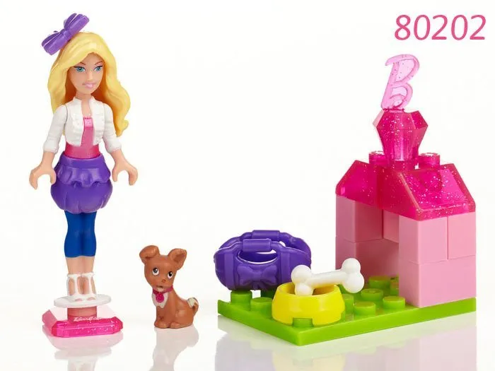 mega bloks barbie lutka 1kom. - slika 4