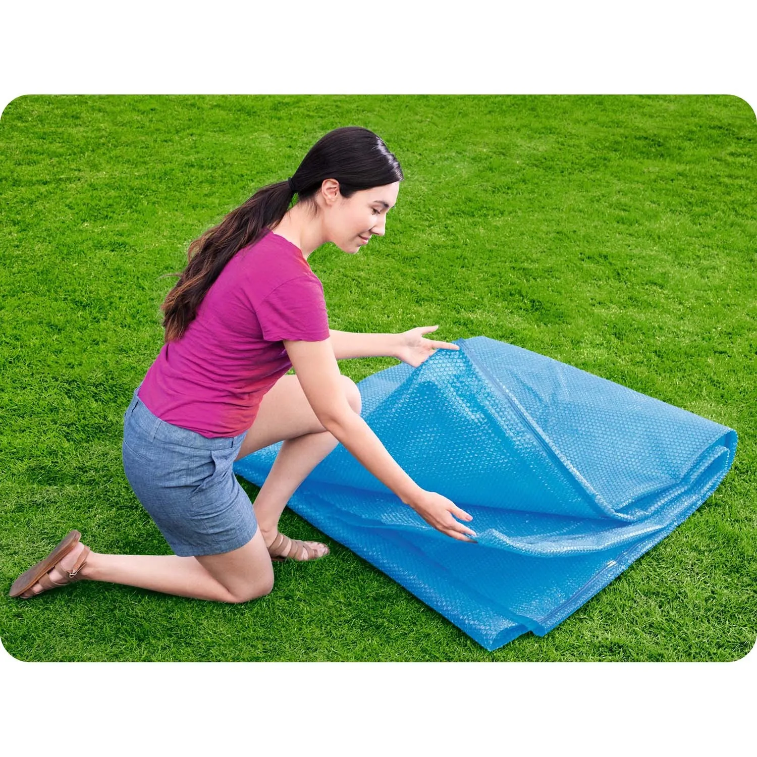 solarni pokrov za okvir bazena 427 cm bestway 58252 - slika 4