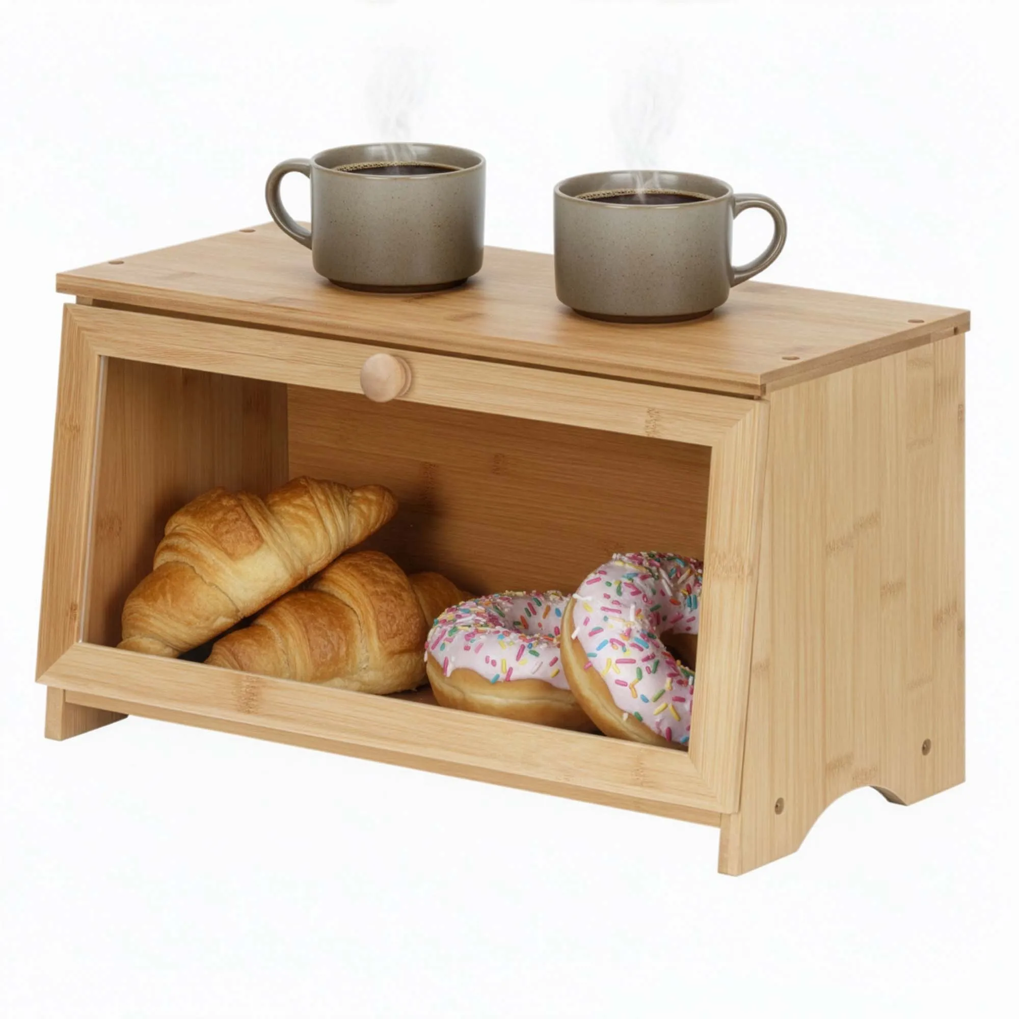 posuda za kruh 40 x 21 x 23 cm prirodni bambus - slika 14