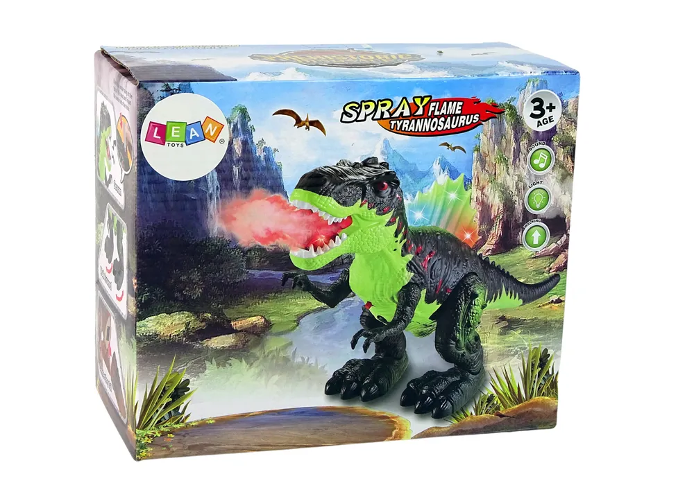 dinosaur koji pušta vatru, smeđa - slika 5