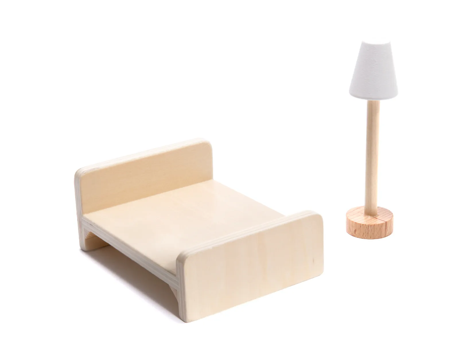 drvena kućica za lutke namještaj 78cm led - slika 8