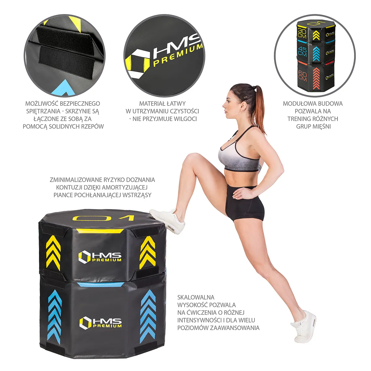 hms premium set mekih plyo kutija za trening - slika 9